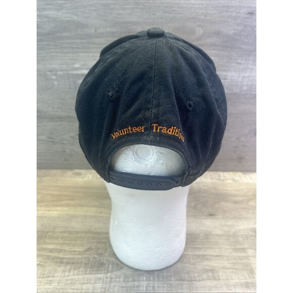 Volunteer Traditions TN Vols Black Orange Rope Hat Adjustable Snapback Cap - Picture 4 of 9